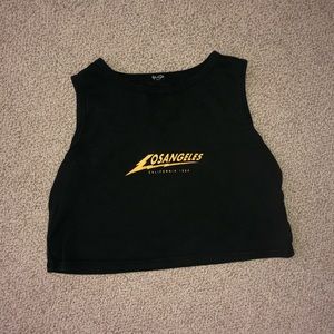 Brandy Melville Los Angeles cropped tank top